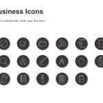 Business Icons PowerPoint Template & Google Slides Theme