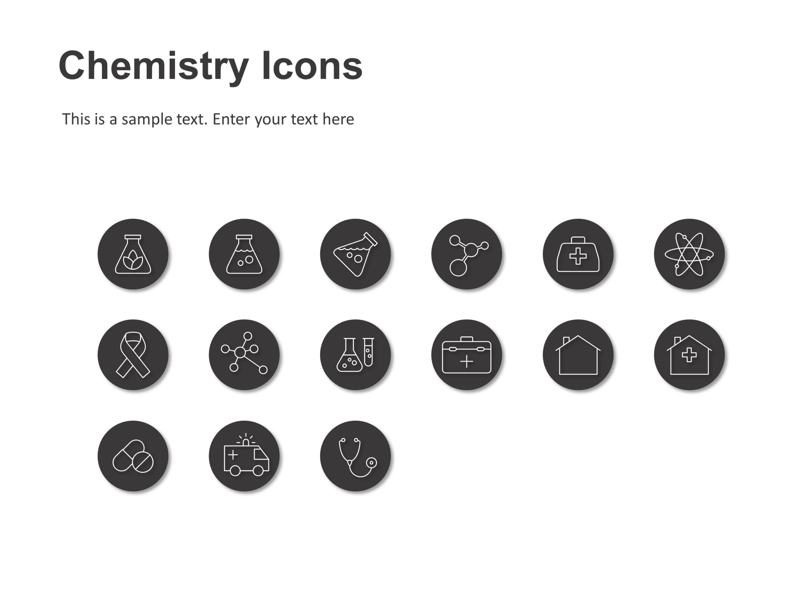Chemistry Icons PowerPoint Template & Google Slides Theme