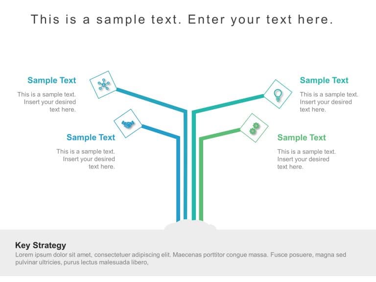 Business Steps Tree PowerPoint Template & Google Slides Theme