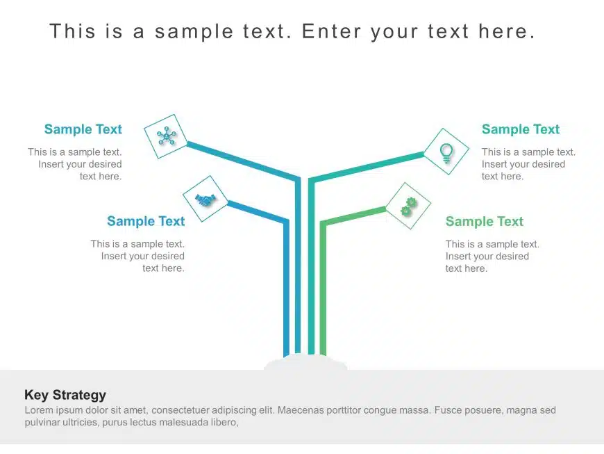 Business Steps Tree PowerPoint Template