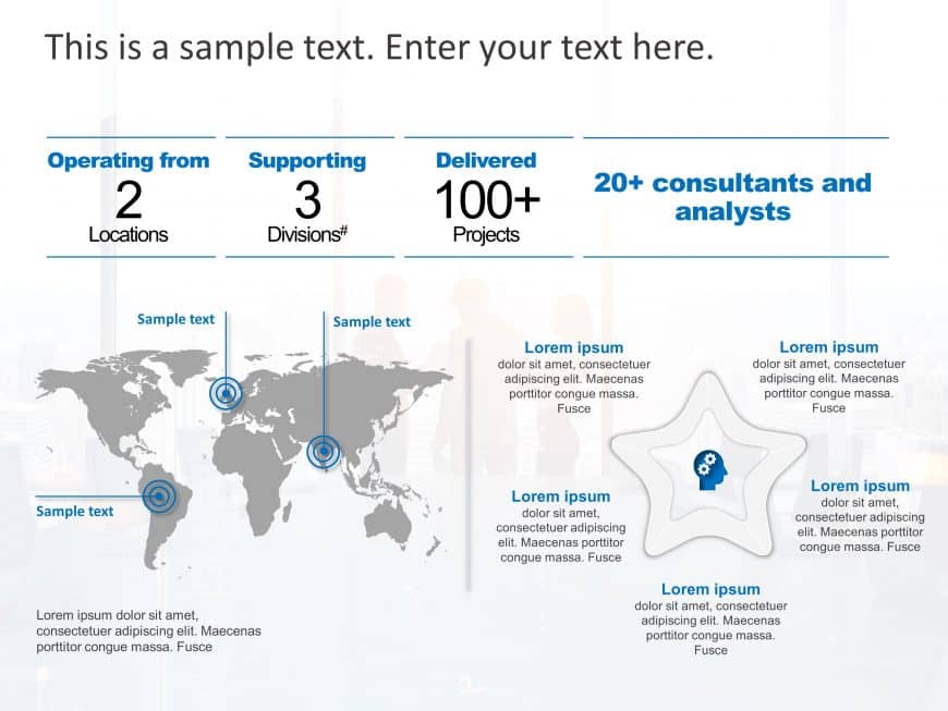 Company Profile Global PowerPoint Template