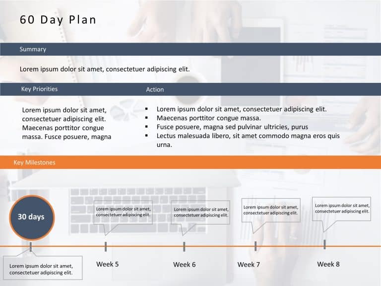 30 60 90 Day Plan PowerPoint Template 6 & Google Slides Theme 2