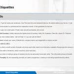 Business Etiquettes and Guidelines PowerPoint Template