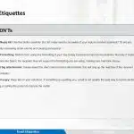 Business Etiquettes and Guidelines PowerPoint Template & Google Slides Theme 3