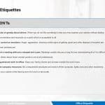 Business Etiquettes and Guidelines PowerPoint Template & Google Slides Theme 5