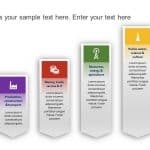 4 Steps Business Growth PowerPoint Template