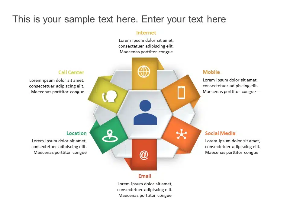 Customer Experience and Engagement PowerPoint Template & Google Slides Theme