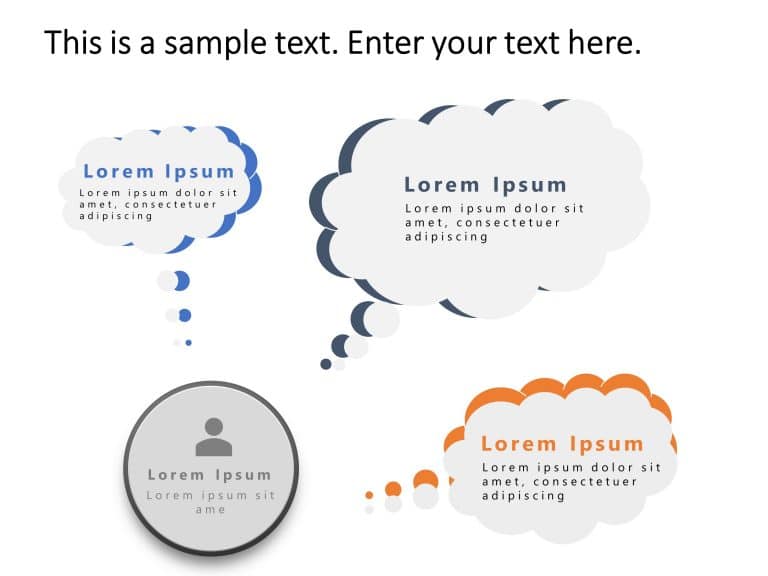 Callouts Bubble PowerPoint Template & Google Slides Theme