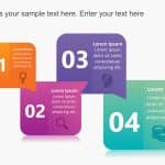 Callout 4 Steps PowerPoint Template & Google Slides Theme