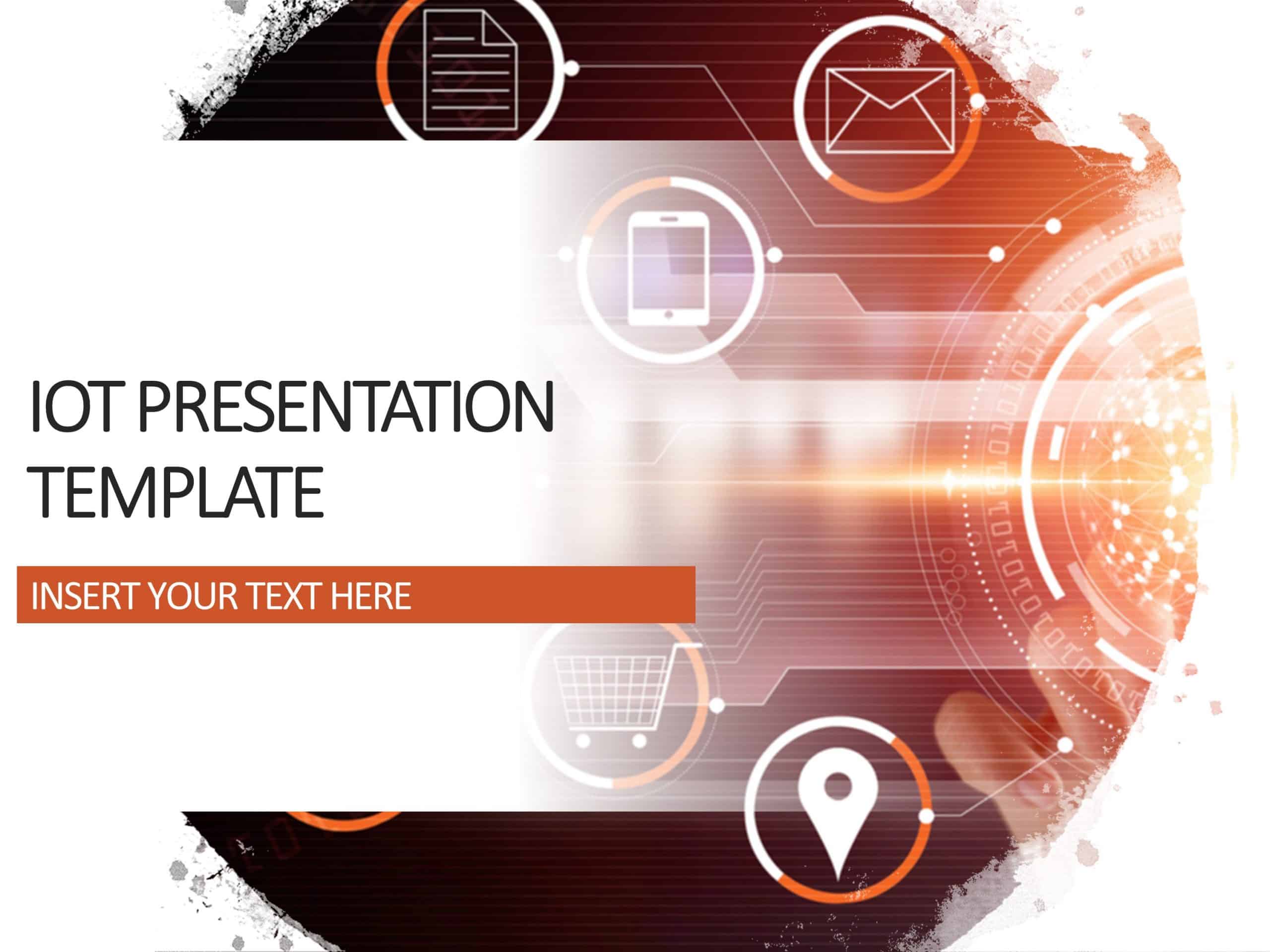 Iot Based Ppt Template Free Download Printable Templates