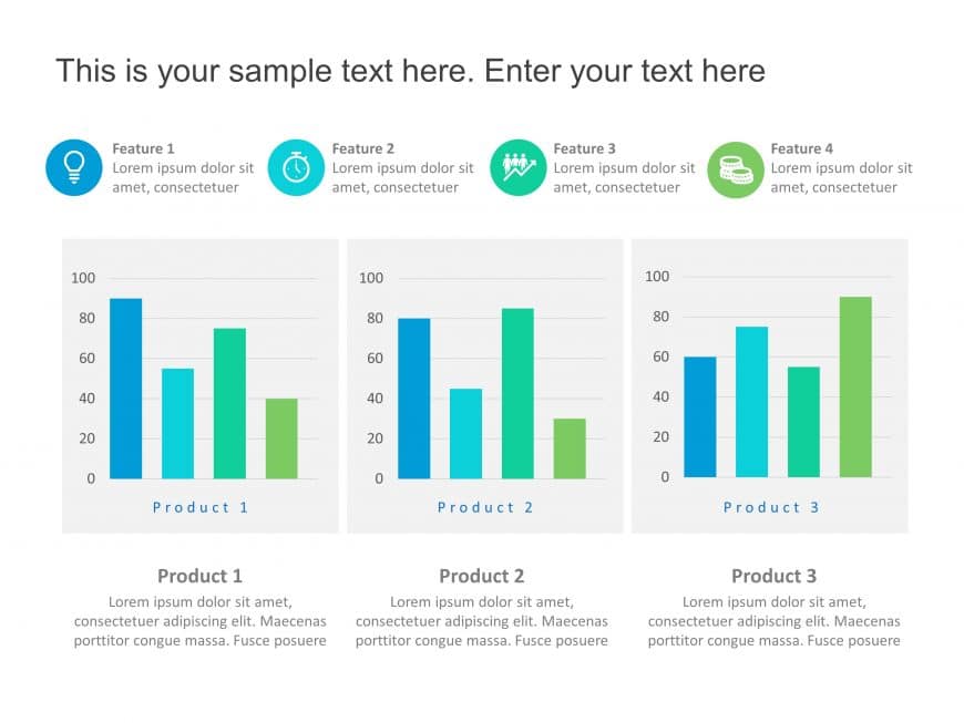 Product Comparison Graphs PowerPoint Template