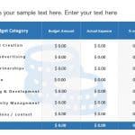 Social Media Budget PowerPoint Template
