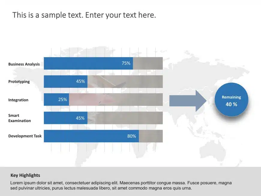 Project Status Completion PowerPoint Template