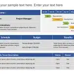 Project Status Summary Dashboard PowerPoint Template & Google Slides Theme