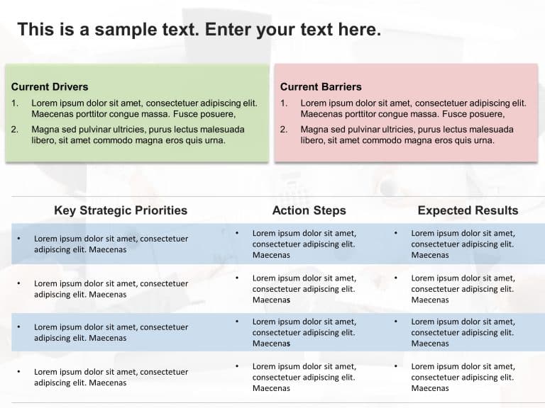 Product Status Summary Slide PowerPoint Template