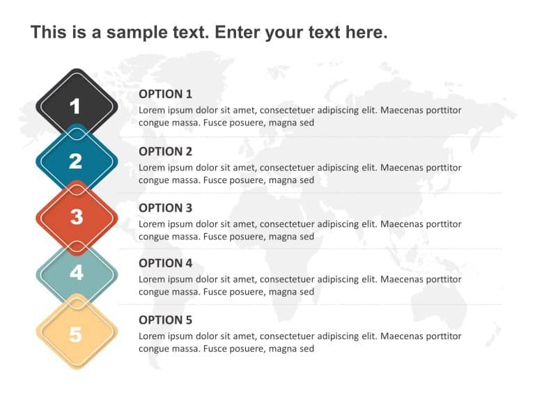 Options Strategic Priorities List PowerPoint Template