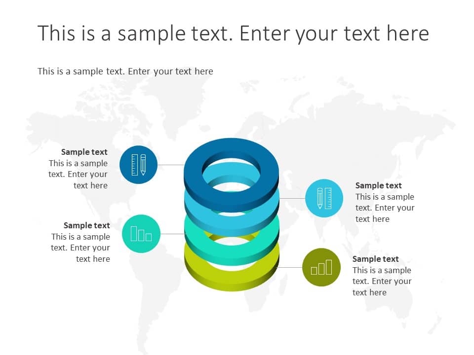 Infographic Cylinder Shapes PowerPoint Template