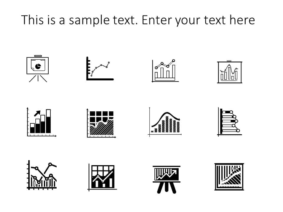 Data charts Icons PowerPoint Template & Google Slides Theme