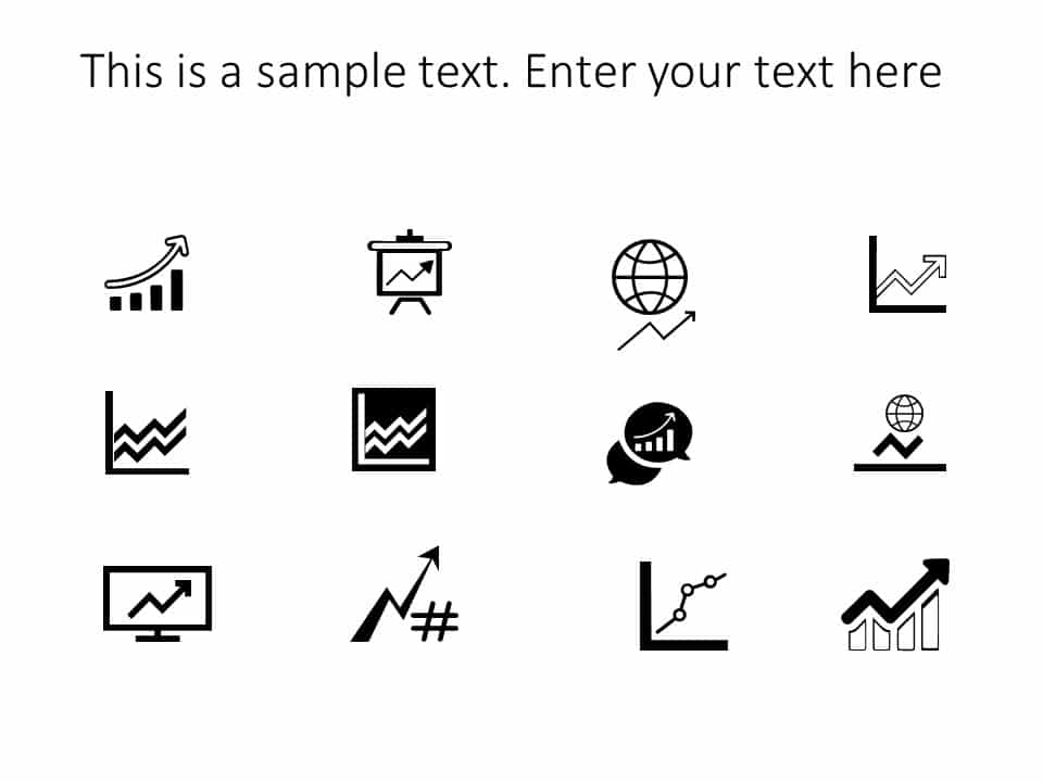 Growth Arrows Icons PowerPoint Template & Google Slides Theme