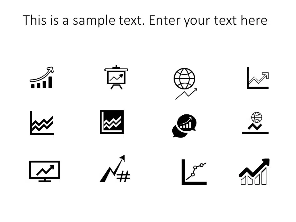 Growth Arrows Icons PowerPoint Template & Google Slides Theme