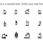 Microscope Icons PowerPoint Template & Google Slides Theme