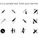 Syringe Medical Icons PowerPoint Template & Google Slides Theme