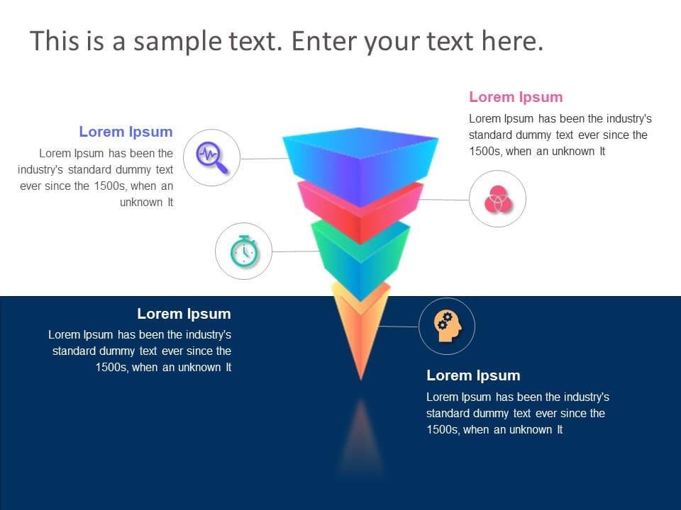 Funnel Analysis Diagram PowerPoint Template & Google Slides Theme