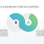 Infinity Process Loop 2 Steps PowerPoint Template & Google Slides Theme
