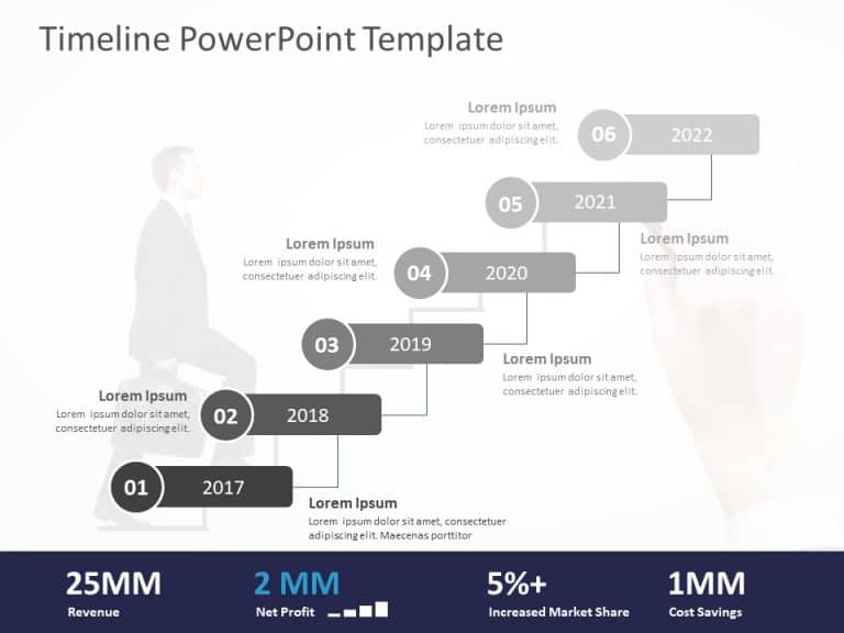 Timeline PowerPoint Template for PowerPoint and Google Slides 56 Theme 9