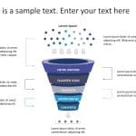 5 Steps Sales Funnel Diagram PowerPoint Template