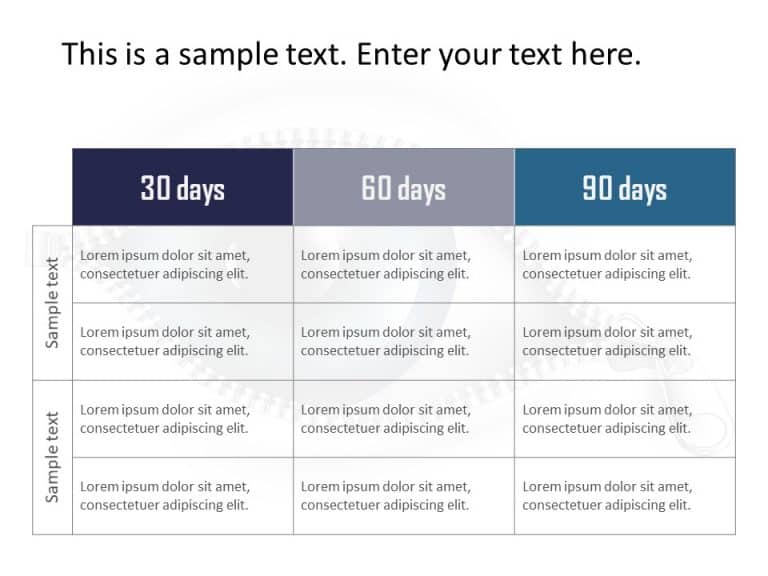 30 60 90 Day Plan 23 PowerPoint Template & Google Slides Theme 9