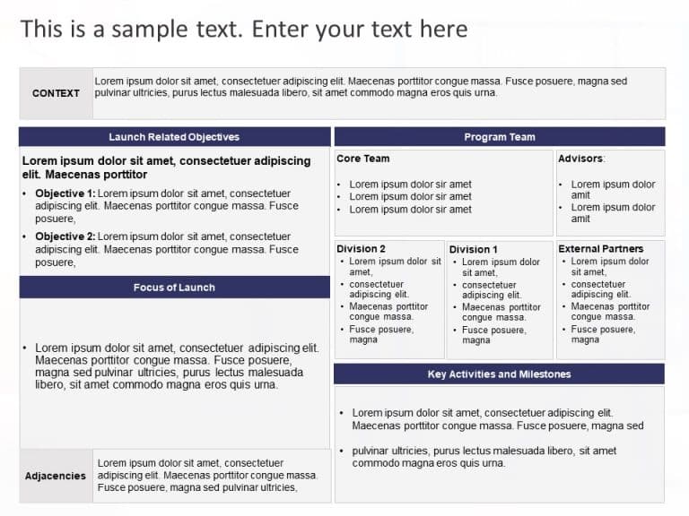 Project Launch Planning PowerPoint Template & Google Slides Theme 9