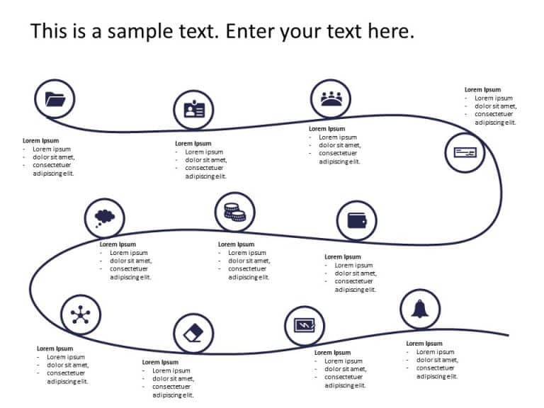 User Journey Roadmap PowerPoint Template & Google Slides Theme 9