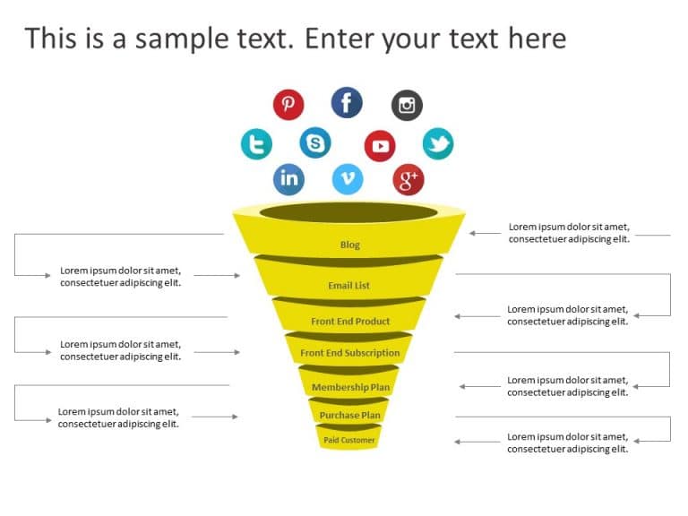 3D Funnel PowerPoint Template & Google Slides Theme 10