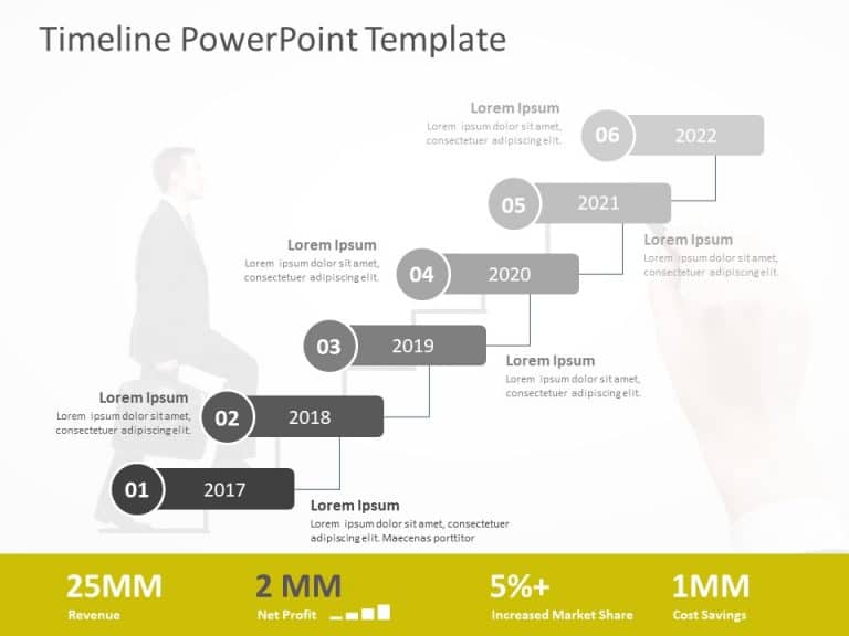 Timeline PowerPoint Template for PowerPoint and Google Slides 56 Theme 10