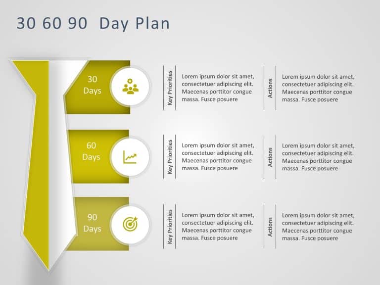 30 60 90 Day Plan PowerPoint Template 8 & Google Slides Theme 10