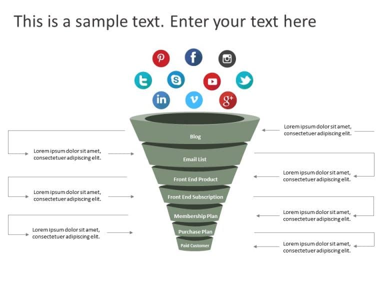 3D Funnel PowerPoint Template & Google Slides Theme 11