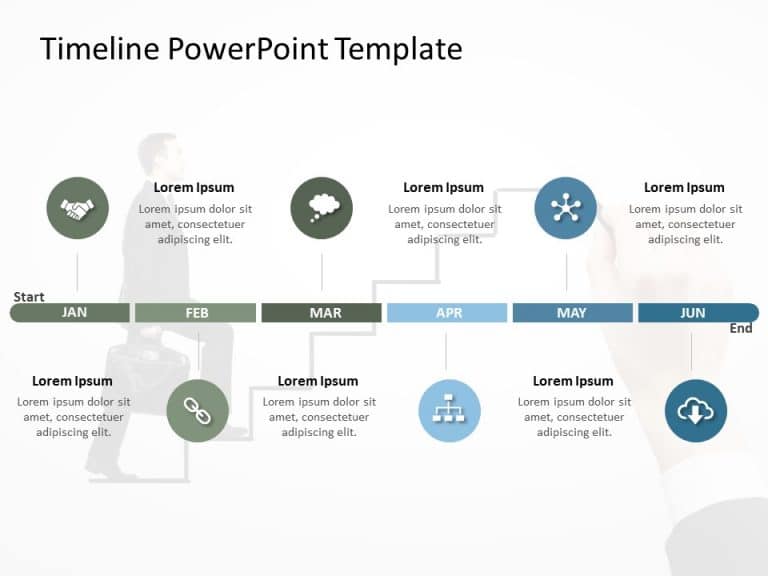 Timeline PowerPoint Template 52 & Google Slides Theme 11