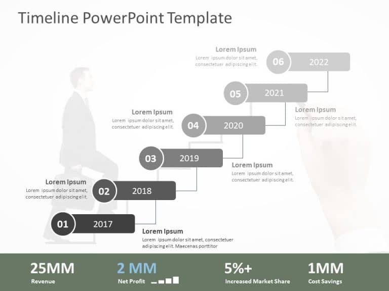 Timeline PowerPoint Template for PowerPoint and Google Slides 56 Theme 11