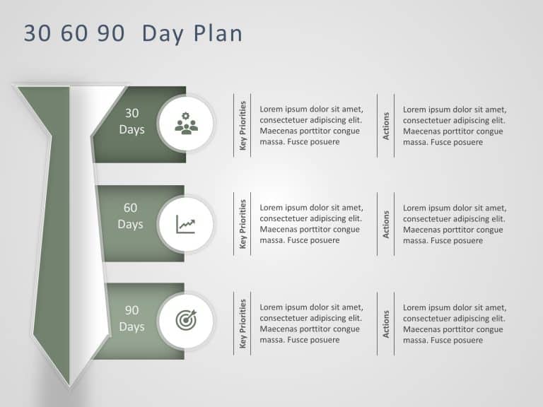 30 60 90 Day Plan PowerPoint Template 8 & Google Slides Theme 11