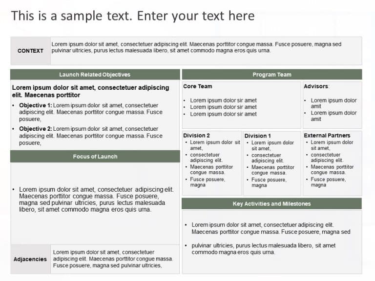 Project Launch Planning PowerPoint Template & Google Slides Theme 11