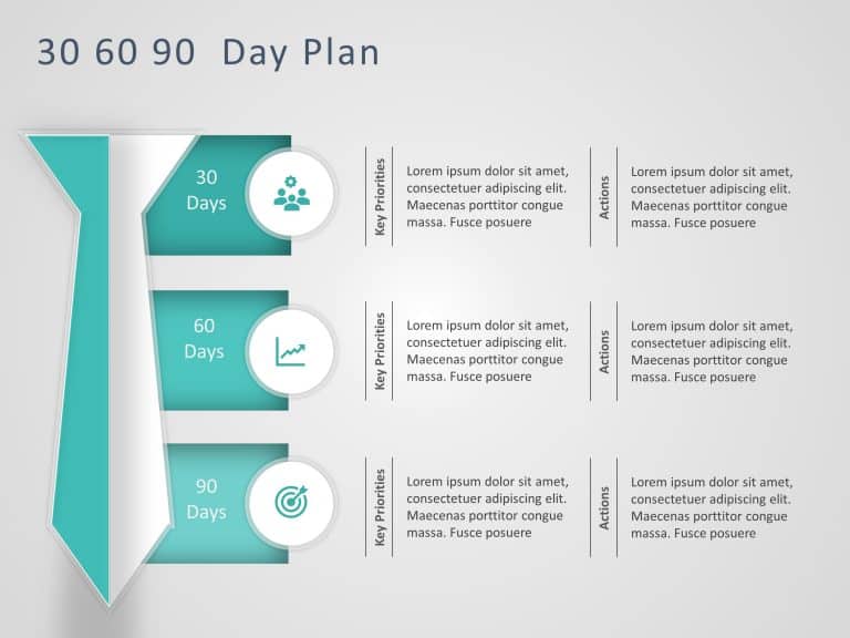 30 60 90 Day Plan 8 PowerPoint Template & Google Slides Theme 12