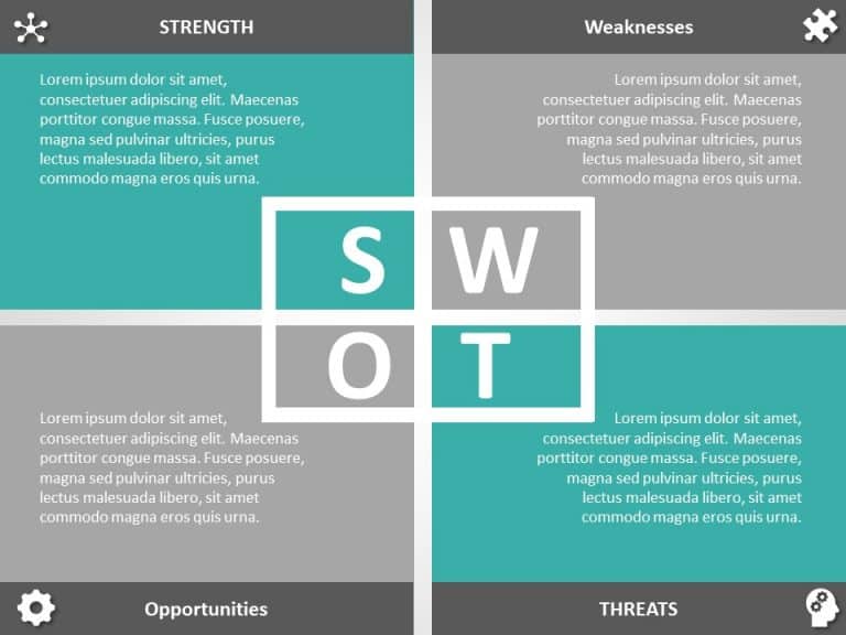 SWOT Analysis PPT PowerPoint Template & Google Slides Theme 12