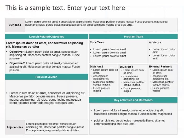 Project Launch Planning PowerPoint Template & Google Slides Theme 12