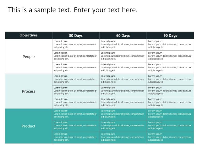 30 60 90 Day Plan 26 PowerPoint Template & Google Slides Theme 12