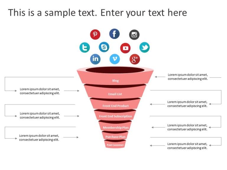 3D Funnel PowerPoint Template & Google Slides Theme 13