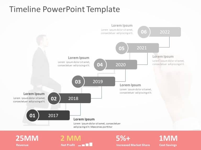 Timeline PowerPoint Template for PowerPoint and Google Slides 56 Theme 13