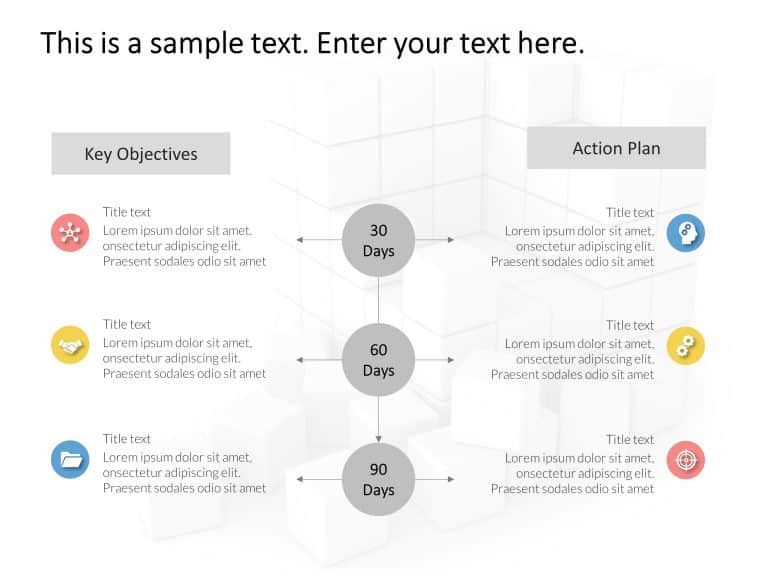 30 60 90 day plan 5 PowerPoint Template
