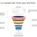 5 Steps Sales Funnel Diagram PowerPoint Template & Google Slides Theme 13