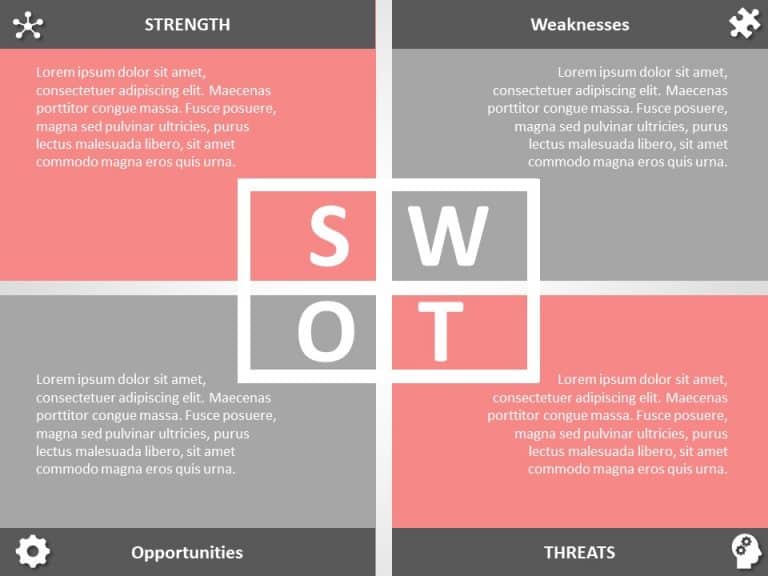 SWOT Analysis PPT PowerPoint Template & Google Slides Theme 13